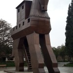 Réplica do Cavalo de Troia, na cidade de mesmo nome