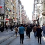 Avenida Istiklal, no centro de Istambul